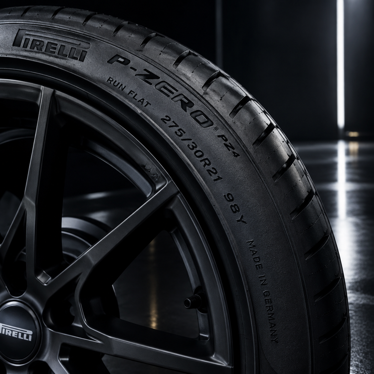 لاستیک پیرلی سایز 275/30R21 گل P-ZERO PZ4 ران فلت تاریخ 2025 (یک جفت)